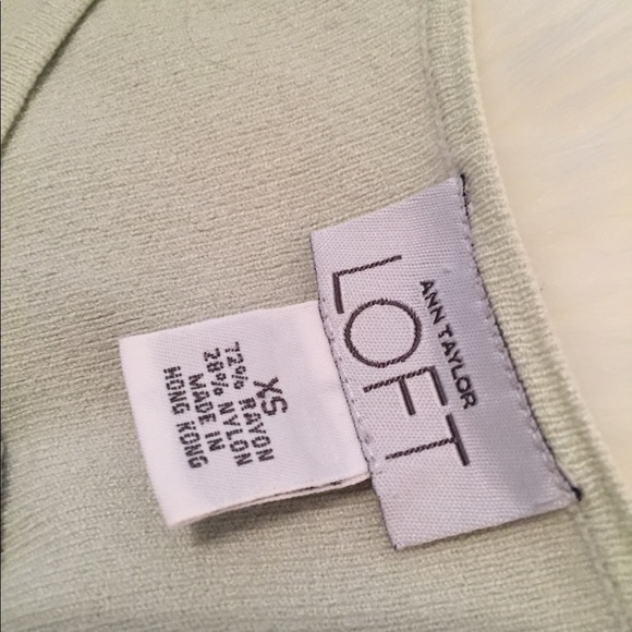ANN TAYLOR LOFT Sage Green Cardigan - Picture 2 of 3